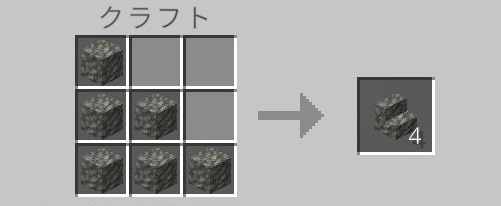 凝灰岩の階段（クラフト）
