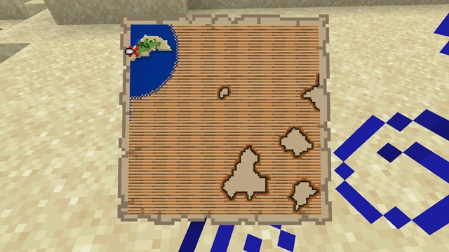 宝の地図（×印）