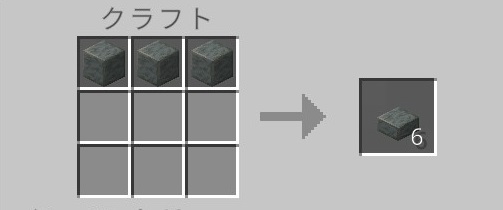 磨かれた凝灰岩のハーフブロック（クラフト）