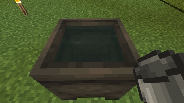 大釜（水を入れた後）